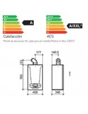 Caldera de condensación BAXI Platinum Alux 24/24 F