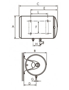 Termo eléctrico Cointra Aral TNC-150 H