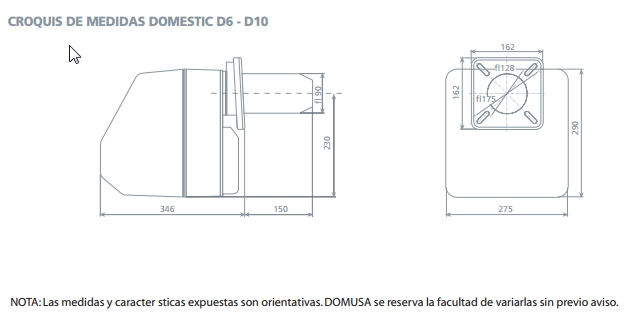 Quemador Domusa Domestic D-6_product