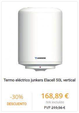 termo eléctrico junkers elacell