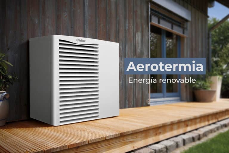 Ahorra hasta el 75% de la factura energética con Aerotermia